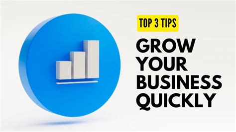 Top 3 tips to grow your business quickly, make it profitable