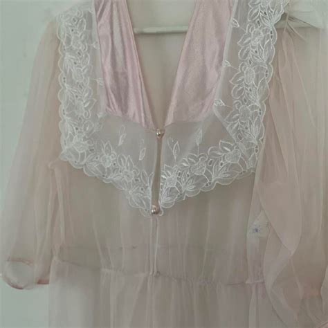 Vintage Lingerie Robe Etsy