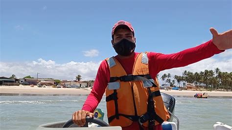 Rio Do Fogo RN Passeio De Lancha Para Os Parrachos O Vandinho