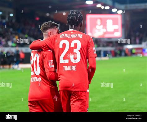 Haktab Omar Traore 1 FC Heidenheim 23 Und Nikola Dovedan 1 FC