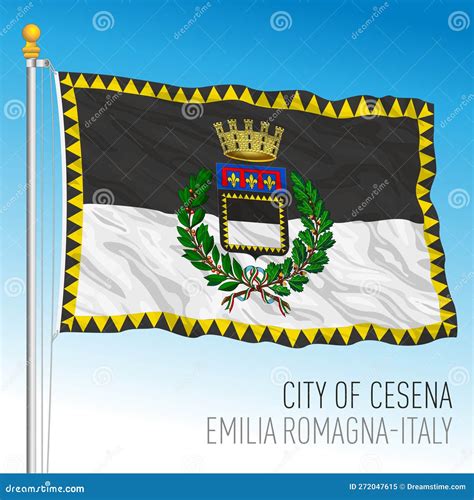 Cesena City Travel And Tourism Destination Concept. Italy Flag A Stock ...