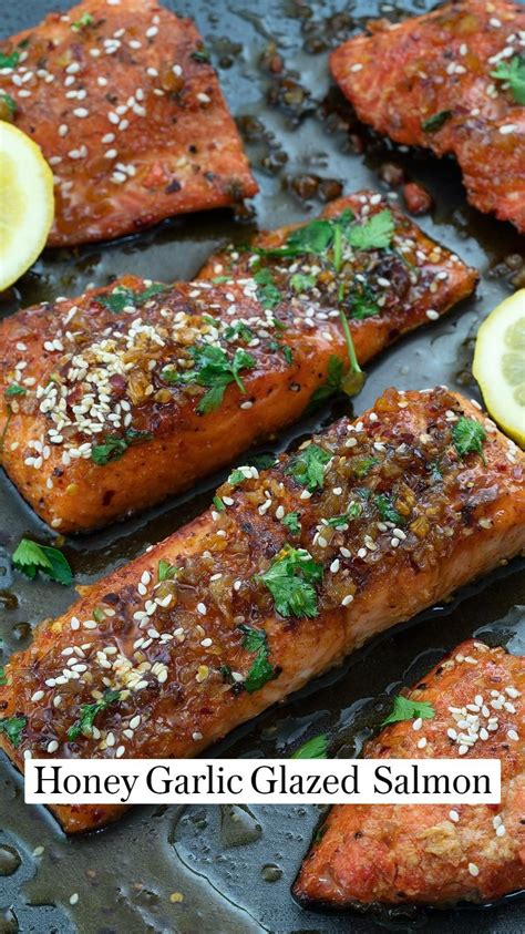 Honey Garlic Glazed Salmon With Roasted Brussel Sprouts Artofit