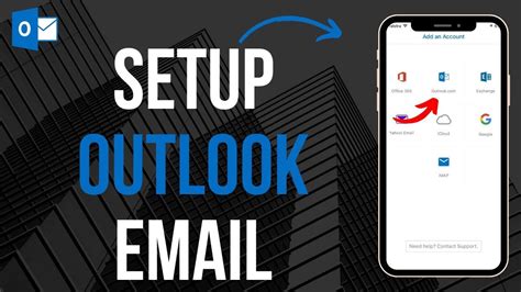 How To Set Up Office Outlook Email On Iphone Quick Youtube