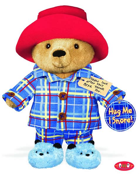 Yottoy Pj Time Paddington Bear 10 Soft Toy With Snore On Galleon