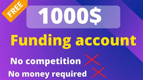 How To Get Free Funded Forex Account Get 1000 Funded Account Without