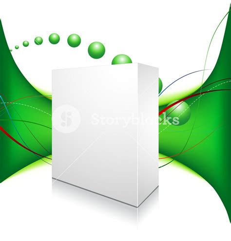 Green Vector 3d Background