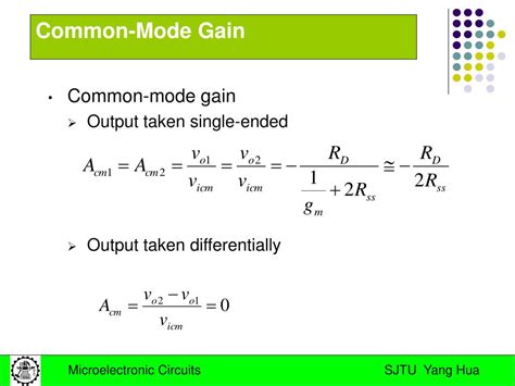 PPT Chapter 6 Differential And Multistage Amplifiers PowerPoint