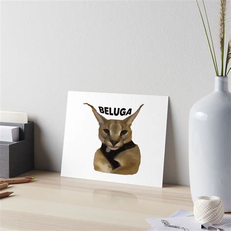 Beluga Cat Discord Pfp Essential T Shirt Art Board Print For Sale By