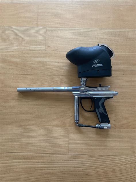 Kingman Spyder Electra Paintball Gun w/ Eyes w/ VL Force Loader ...