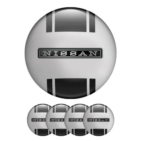 Nissan Wheel Stickers Center Cap Grey Wheel Emblems Stickers X