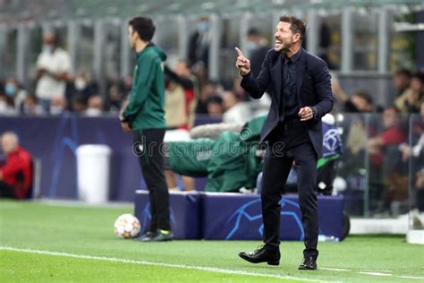 Diego Simeone, head coach editorial stock image. Image of milan - 231070224