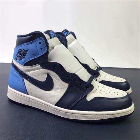 Jordan 1 Retro High Obsidian Unc 2021032233 13500 Rose Kicks