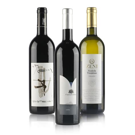 Confezione Offerta Bottiglie Vino Bianco E Rosso Zeni Zanotelli