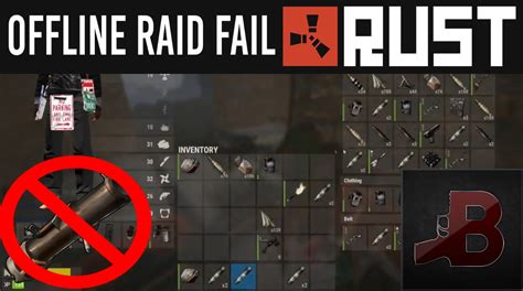 When Offline Raids Fail Rust Youtube