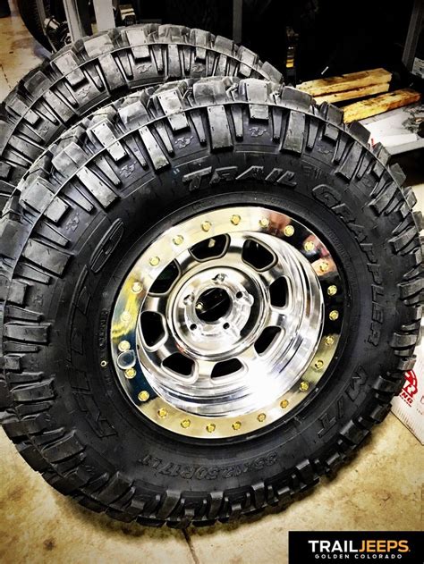 Polished Trail Ready Hd Beadlocks And 35 Nitto Trail Grapplers