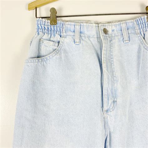 80s 90s Light Wash Mom Jeans These 80s 90s Light Depop