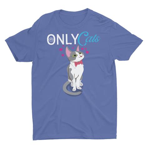 Funny Cat Meme Only Cats Adult Fans Meme Shirts - Walmart.com