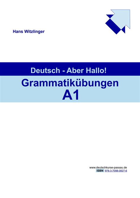 SOLUTION Grammatik Regeln A1 Studypool