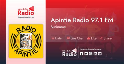 Apintie Radio 97 1 FM Suriname Listen Online Radio