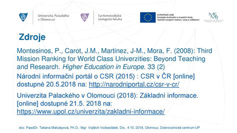 Dobrovolnické centrum jako součást univerzity ppt stáhnout