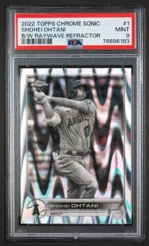 2022 Topps Chrome Sonic Black White RayWave Refractor Shohei Ohtani