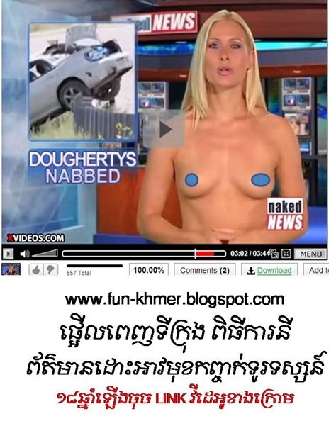 Fun Khmer Naked News Presenter