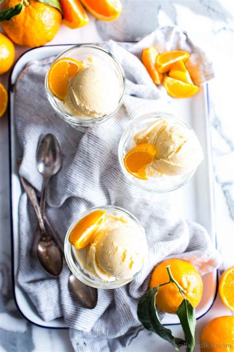 Coconut Milk Orange Sherbet So Easy Vanilla And Bean