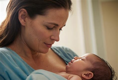 Premium Photo A Tender Moment As A Mother Breastfeeds Her Newborn