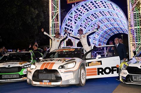 Luca Pedersoli E Corrado Bonato Vincono Il Rally Del Salento