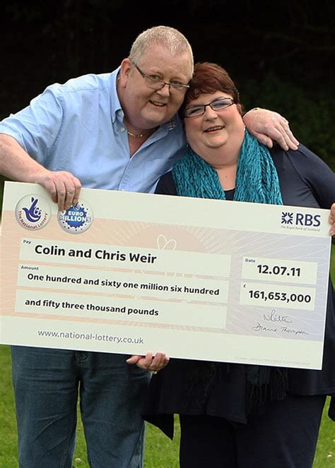 Euromillions €186million Jackpot Winners Chris And Colin Weir To