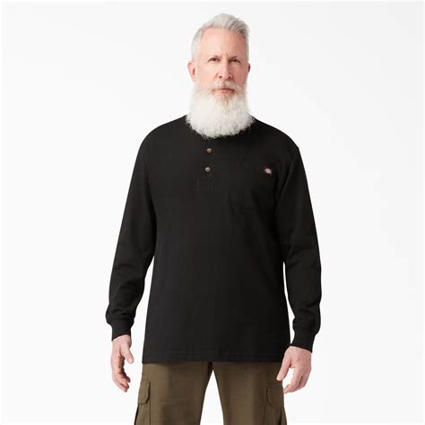 Long Sleeve Heavyweight Henley Shirt Dickies