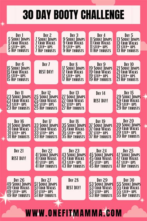 30 Day Glute Challenge