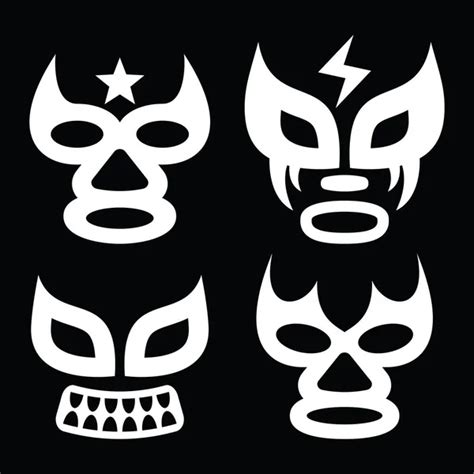 Mascara de luchador imágenes de stock de arte vectorial Depositphotos