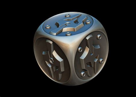 Dice D6 Digital Stl Files Etsy