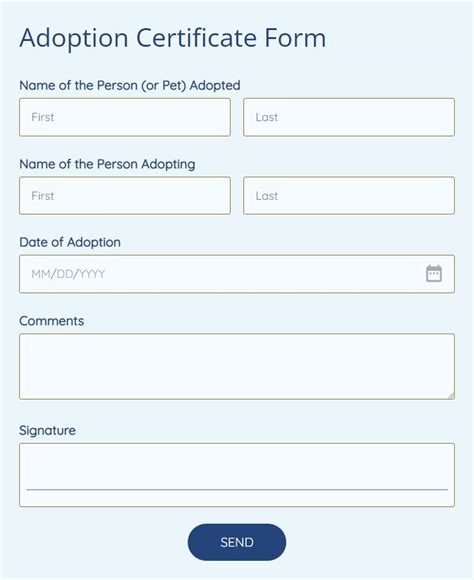 Petition For Adoption Form Template Formbuilder