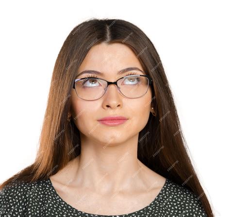 Premium Photo Portrait Of Happy Smiling Young Business Woman In Glasses