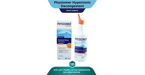 Physiomer Hypertonic Decongestant Semprot Hidung 135 Ml