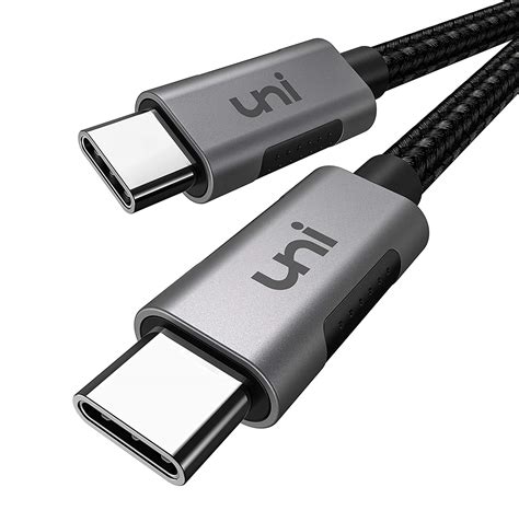 Uni Cable Usb C Vers Usb C 100w 2m Charge Ultra Rapide Câble Type C