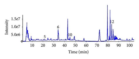 Hplc Esi Msms Base Peak Chromatograms Of The Aqueous Extracts Of The Download Scientific