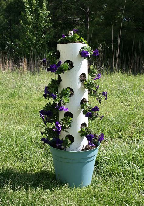 Dramatic Diy Flower Tower Ideas Tower Garden Diy Balcony Garden Web