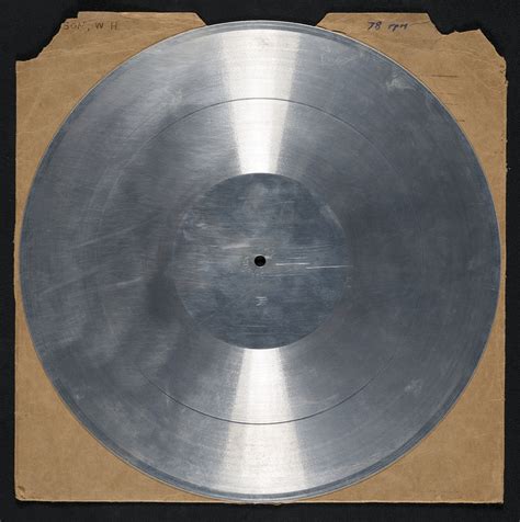 IRENE Tested on Aluminum Discs — NEDCC
