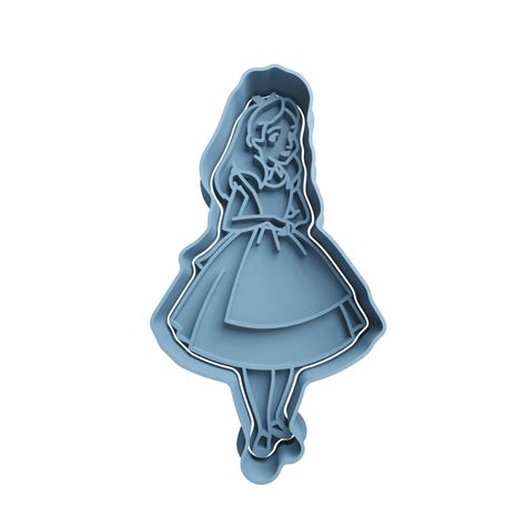 Alice Cookie Cutter Stl Cookie Cutter Stl Store Design Optimized