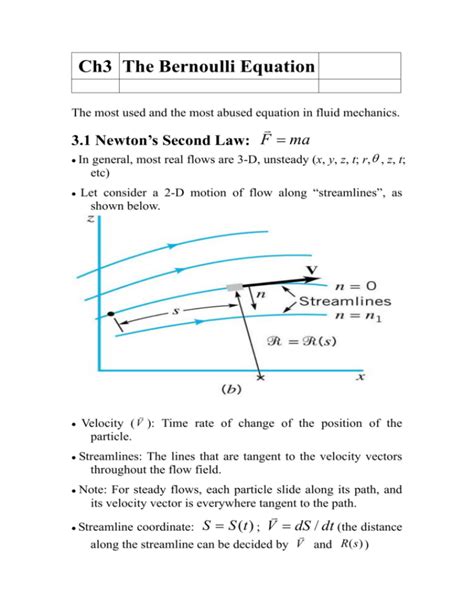 Bernoulli Energy Equation Assumptions Tessshebaylo