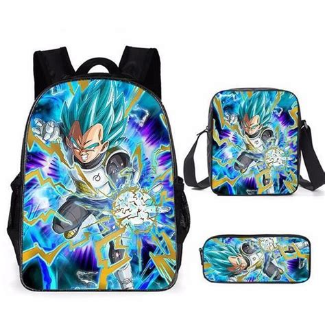 Sac Dos Jinding Z Goku Anime Saiyan Grande Capacit Sac D Cole