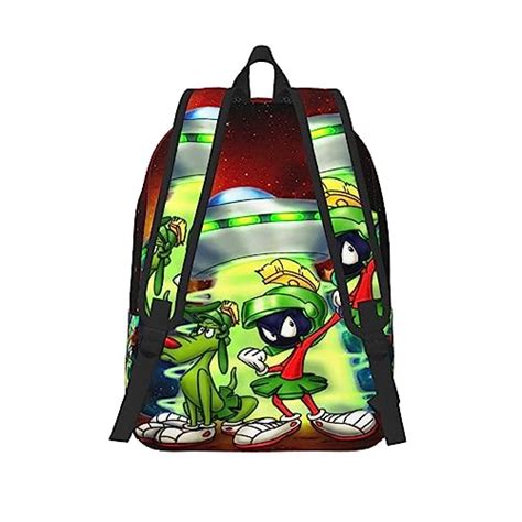 DHOUTSL Canvas Backpacks Marvin Anime The Martian Laptop Backpack