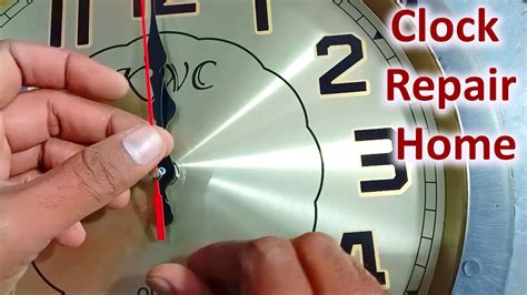 How To Repair Wall Clock Time Piece At Home Youtube