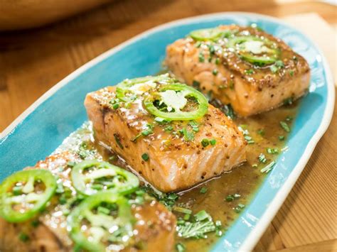 Apple Cider Glazed Salmon Recipe Geoffrey Zakarian Food Network
