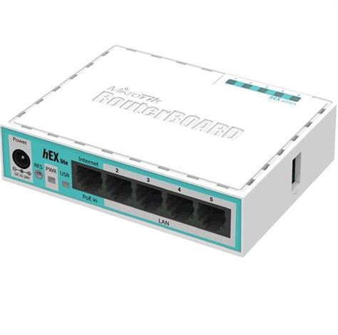 Router Mikrotik Rb R Hex Lite X Lan Port Os L Mb Sdram