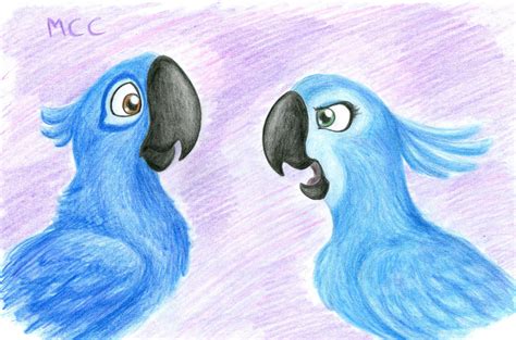 Blu and Jewel by MadInKaCC on DeviantArt