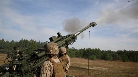 Integrated Task Force artillery Marines send first rounds downrange ...